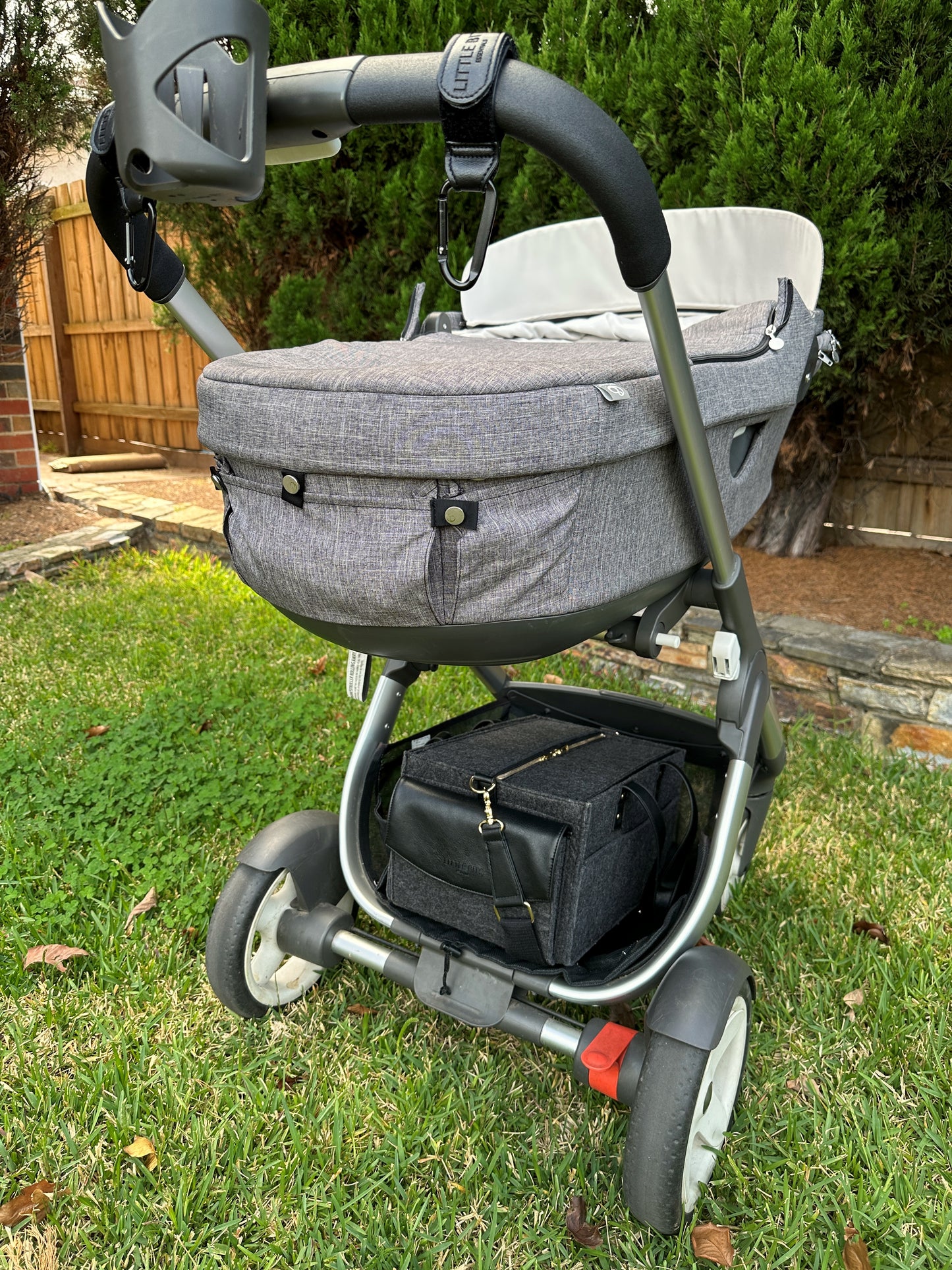 The Caddy Bag - Felt Top (Grey/Black)