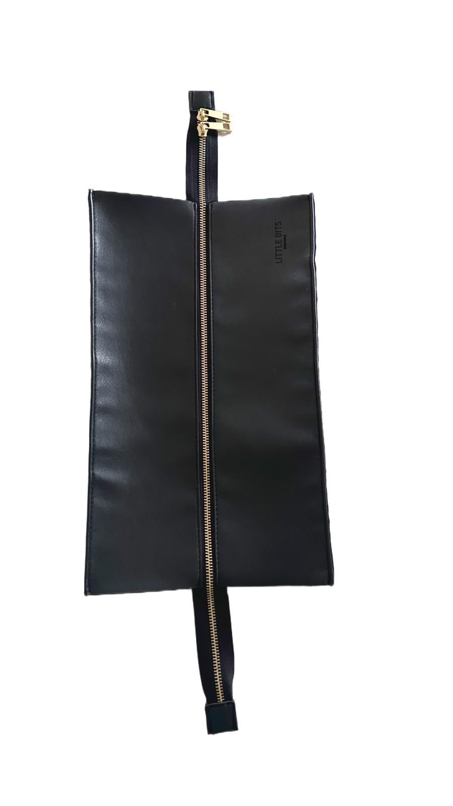 Zip-Top - Vegan Leather (Black) - TOP ONLY